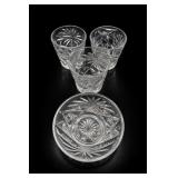 Anchor Hocking Prescut Clear Glass Set