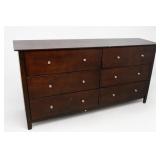 Dark Wood 9-Drawer Dresser