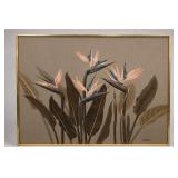 Letterman Bird Of Paradise & Seashell Art