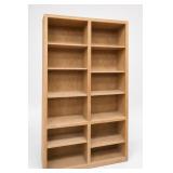 Concepts In Wood 84-Inch Oak Bookcase
