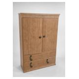 Sauder Orchard Hills Carolina Oak Armoire