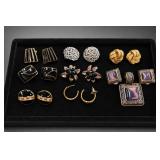Vintage Assorted Costume Earring Lot