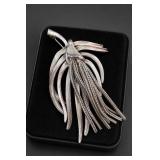 Trifari Fringe Tassel Brooch Pin
