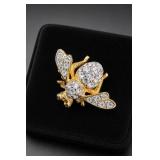 Joan Rivers Jeweled Insect Brooch