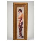 Framed Angel Artwork With Handwritten Mark