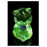 Baccarat Crystal Double Heart Paperweight
