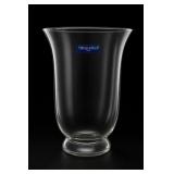 Villeroy & Boch Clear Glass Footed Hurricane Vase