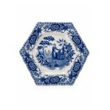 Spode Blue Room Georgian Series Girl At Well Plate