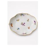 Meissen Scattered Flowers Porcelain Dish