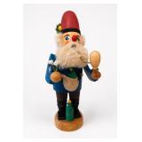 Handmade German Smoker Nutcracker Figurine