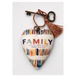 Lori Siepert Family Heart Plaque With Key