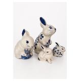 Potting Shed Dedham Rabbit Figurine Set Of 5