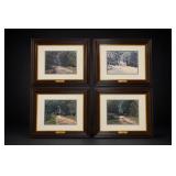 B. Berd Signed Numbered Four Seasons Framed Prints