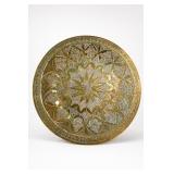 Moroccan Hand-Engraved Brass Tray