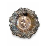 Lunt M-47 Silverplate Repousse Bowl, 12 Inch