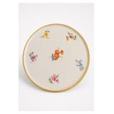 Meissen Floral Porcelain Footed Display Plate