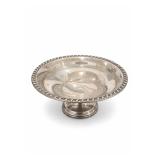 Sterling Silver Pedestal Compote With Twisted Rim