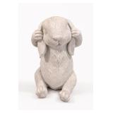 Ceramic Bunny Rabbit Statue