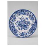 Spode Blue Rose Plate, Blue Room Collection