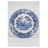 Spode Blue Room 'Girl At Well' Plate c. 1822