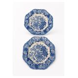 Spode Blue Room 'Jasmine' Plates, Pair