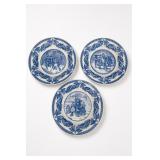 Spode Victorian Children & Floral Plate Set, 7-Pc