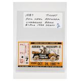 1987 Phil Neel Auburn Vs Mississippi Artwork