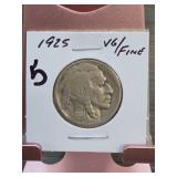 1925 Buffalo Nickel, VG/Fine