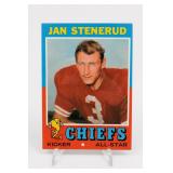 1971 Topps Jan Stenerud Kansas City Chiefs Card