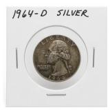 1964-D Washington Quarter, Silver