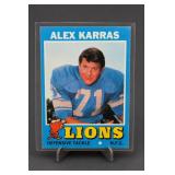 1971 Topps Alex Karras Detroit Lions Card