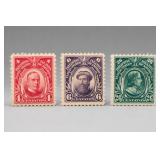 1917 Philippine Islands 4c 6c 26c Stamp Set