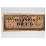 1936 Illinois Beer Case Stamp, 24 Bottles