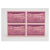 1942 U.S. #904 Kentucky Sesquicentennial 3Â¢ Block