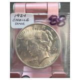 1925 Peace Dollar, Choice UNC, Silver