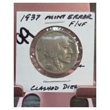 1936-D Lincoln Wheat Cent, UNC