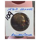 1968-D Lincoln Memorial Cent, RD, Clashed Dies
