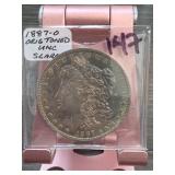 1922-S Peace Dollar, Choice UNC, Silver