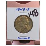 1943-D Jefferson Nickel Silver