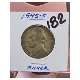 1945-P Washington Quarter, Silver