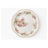 Nippon Hand Painted Floral 10-Inch Plate