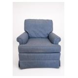 Shuford Furniture Blue Upholstered Armchair