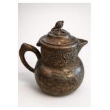 Imperial Silver Plate Floral Lidded Teapot