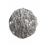 Fitz And Floyd Rabbit Floral Wall Plaque