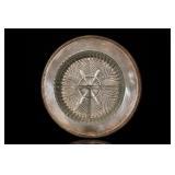 N A Rogers Mfg Co 4211 Divided Glass Relish Tray