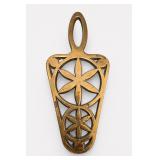 Brass Trivet And Cylindrical Brass Object
