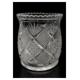 EAPG Paneled Diamond Glass Vase