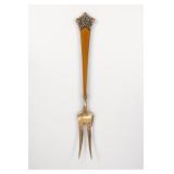 Norway Sterling Silver Enameled Fork
