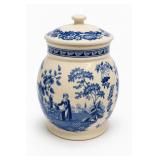 Spode Blue Room Lidded Biscuit Jar