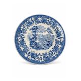 Copeland Spode Rhine 13-Inch Blue Plate